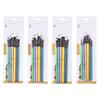 6PCS Professional Paintbrush Artist Paint Brush Nylon Bristle Paint Brush for Watercolor Gouaches Acrylic Oil Painting