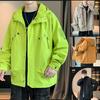 Heren Windjack Jassen Effen Kleur Lente Herfst Koppel Outdoor Jassen met Capuchon Waterdicht Heren Sport Klimmen Rits Bovenkleding