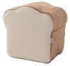 Celtan Fabric Toast Cushion, Memory Foam, 4-Slice Bread, Made In Japan, A339-522BE/516BR