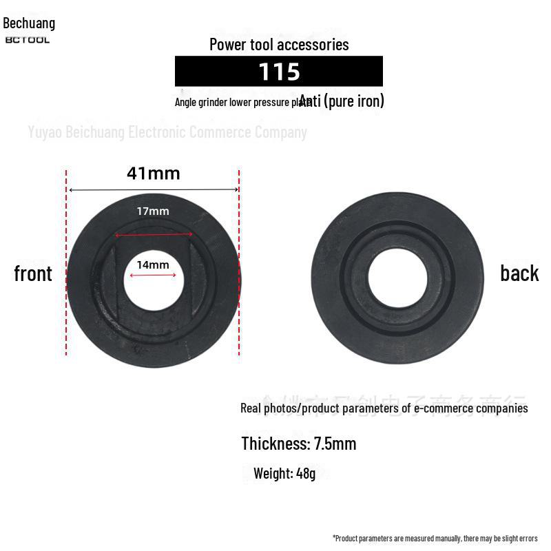 Universal Angle Grinder Pressure Plate: Hexagon Cover for 100 Type Grinders