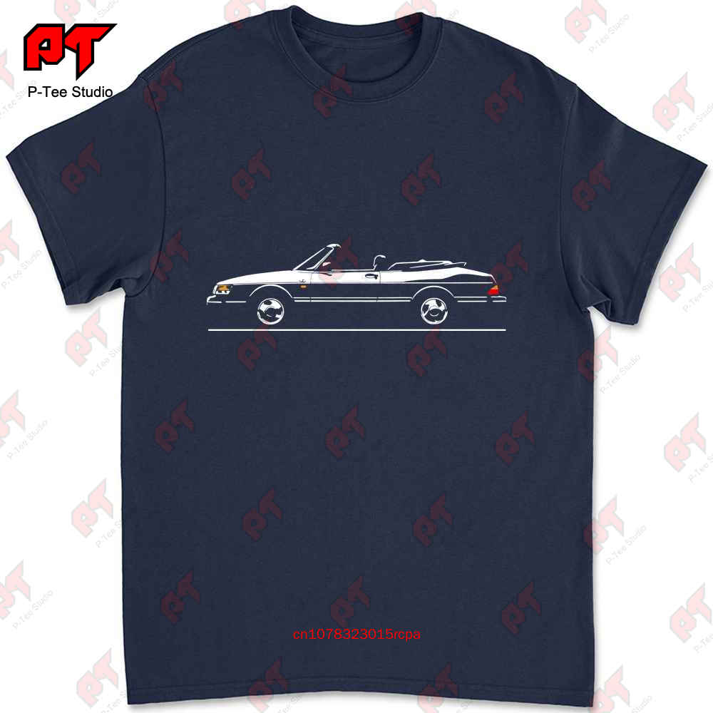 Saab 900 Cabrio Fans Cabriolet Turbo Convertible Tshirt WO9Q