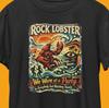 Rock Lobster T-Shirt / Retro B-52 Cool Vintage Alternative Indie Punk Rock Tee