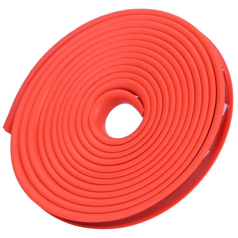 Waterproof Anti Collision Rubber Cover Strip for Electric Scooter(Red)
