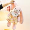 Plush Bunny Toy With Floral Dress For Kids Gift And Collectors