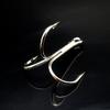 50pcs Strong Pull Lure Baits Fishing Hook with Feather Size 10 8 6 4 2 Feathered Treble Hook Barbed Hook for Crankbait