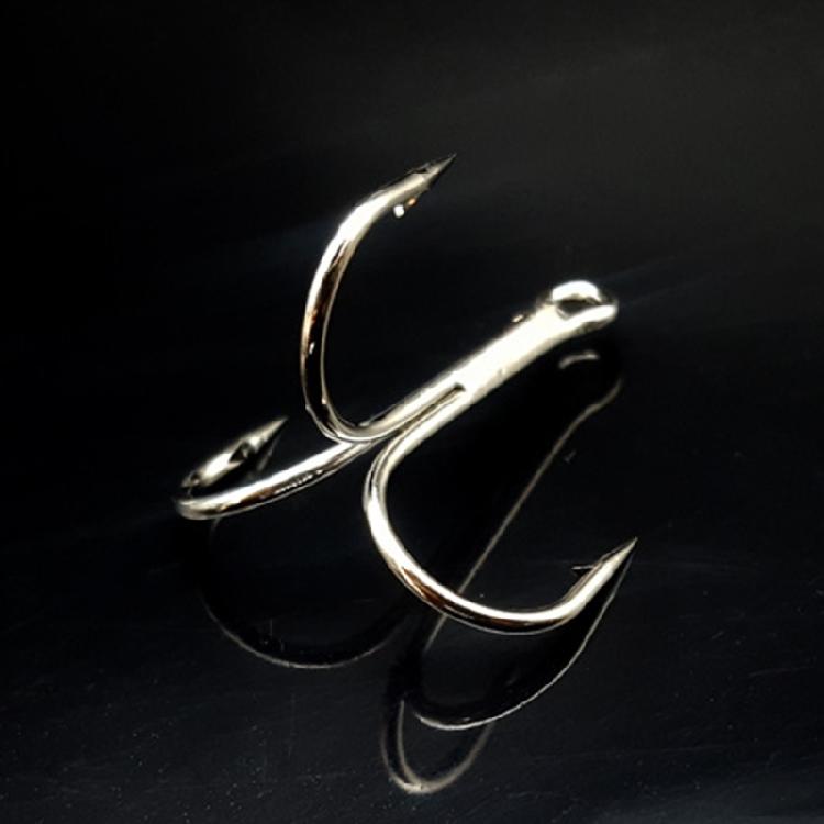 50pcs Strong Pull Lure Baits Fishing Hook with Feather Size 10 8 6 4 2 Feathered Treble Hook Barbed Hook for Crankbait