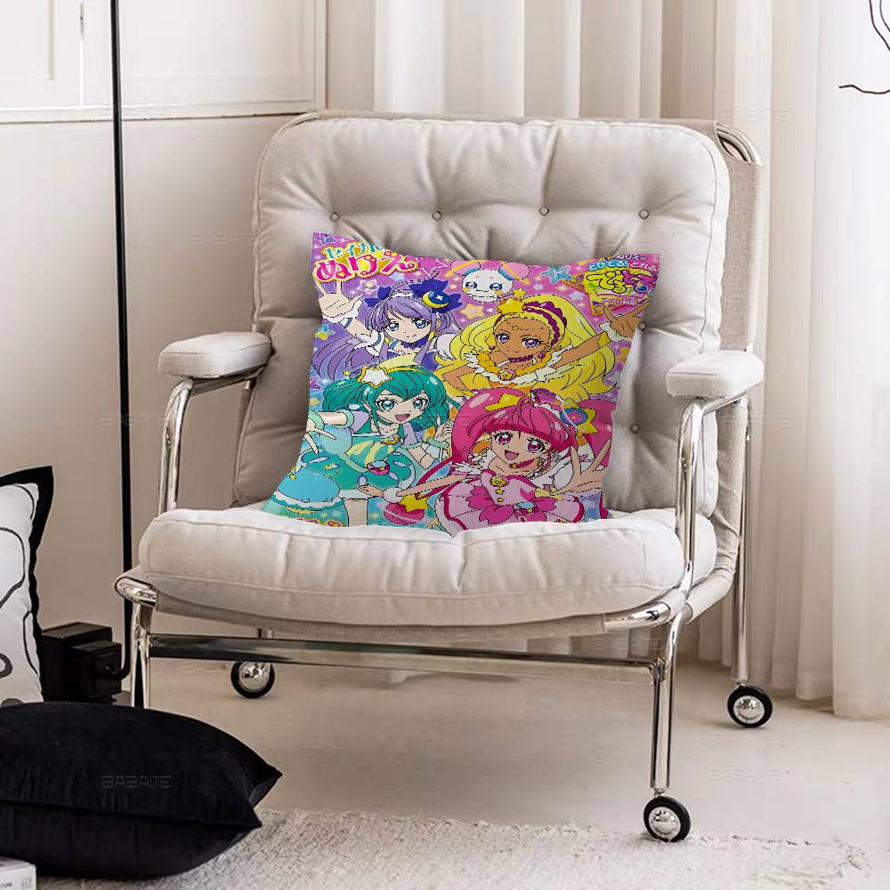 P-Precure Аниме Кленовый Дизайн Наволочка Счастливый Осенний Урожай Декор Праздничный Декор Наволочка 30cmx30cm