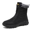 Winter Men's High-top Snow Boots Outdoor Warm Plush Shoes Plus Size 39-47