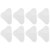 AEE4-8 Pcs Of Replacement Steam Mop Microfiber Cloth Pad For Mop Triple-Cornered Mop
