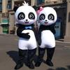 Kostium Maskotki Panda Kreskówkowa na Występy, Promocje i Wydarzenia