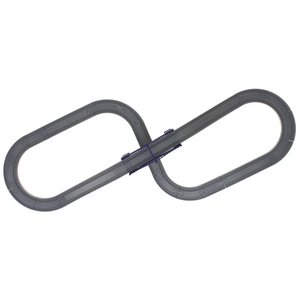 Electric Train Battery Train Locomotive Track Police Tracks + 4 Cars