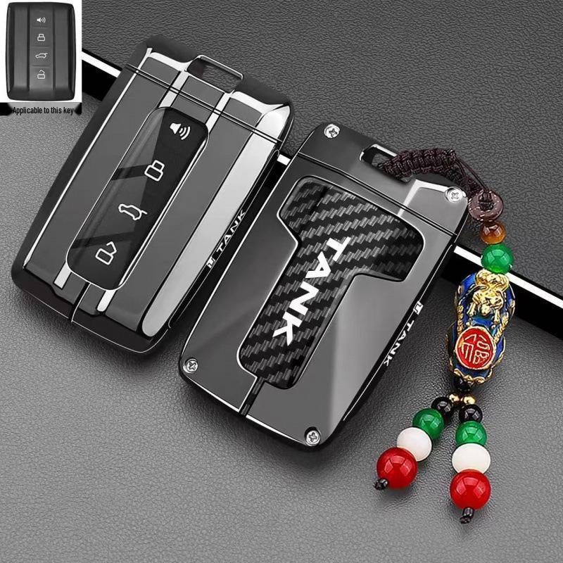 Tank 300/Hi4T/400/500/700 Key Case Shell with Buckle for New Energy Vehicles