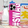 Creative SWAG Letters Phone Case for iPhone 17 16 15 14 13 12 11 Air Pro Max X XS XR XSMax 7 8 Plus PC Cover Funda Capa Coque