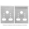 AEE4-500 Pack Hanging Earring Cards Earring Card Holder, Plain 1.2X1.5Inch Earring Display Holder With 6 Holes For Ear Studs Dur