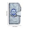 Fashion Pu Leather Wallet Long Multi Card Holder Portable Trendy Cool Graphic Purse for Daily Use