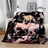 Card Captor Sakura Cartoon Printed Blankets Flannel Soft Cozy Blankets Sofa Bed Blanket Travel Blanket Bedding Birthday Gift