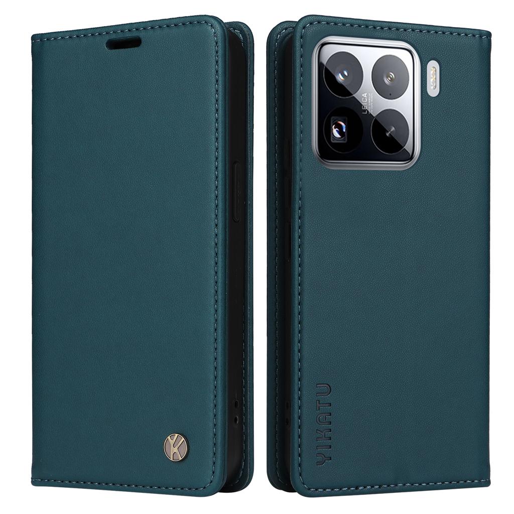 YIKATU YK-001 For Xiaomi 15 Pro Case Stand Leather Phone Cover Strong Magnetic Closure