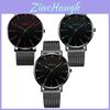 Fashionable Men's Casual Wristwatch With Geneva Style Simple And Elegant Waterproof Suitable For Business 10mm Thickness