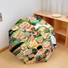 1 Stück Automatischer Faltregenschirm - Roronoa Zoro Muster Tragbares faltbares Design mit 8 Speichen Weihnachts-Geburtstagsgeschenke