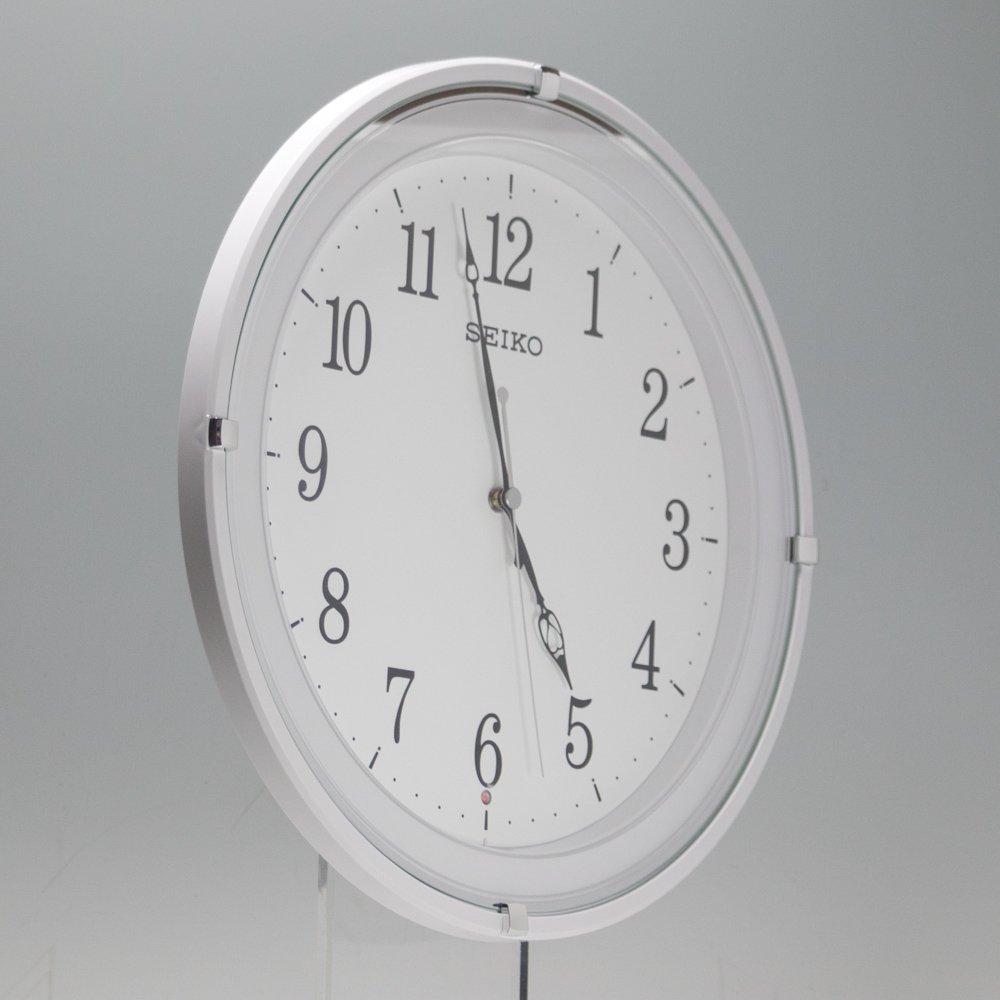 Seiko Clock Wall Clock Radio Controlled Analog White Pearl KX231W SEIKO KX231W