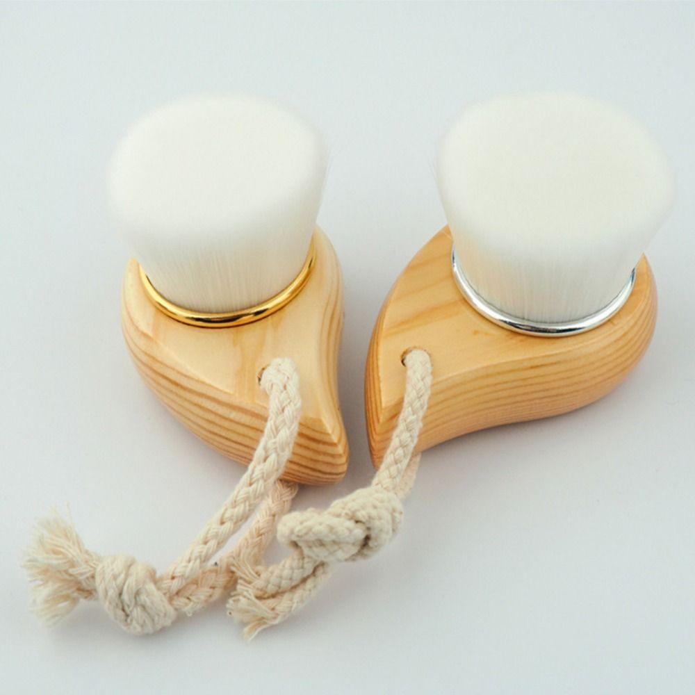 Bamboo Charcoal Blackhead Wash Face Brush Facial Cleansing Brush Skin Care Tool Massage Scrubber