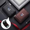 QNLT6 Car stickers Carbon Fibre Credit Card Holder Men Wallet Storage Purse Tools For BMW 50th X1 X3 E30 E90 M3 F30 F20 F10 E46 E60