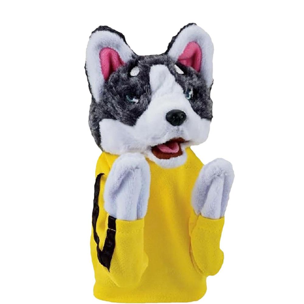 

Vocalizable Animal Boxing Dog Interactive Hand Puppet Toy Glove Performance Muppet Finger Doll Husky Plush Doll Cute Gift