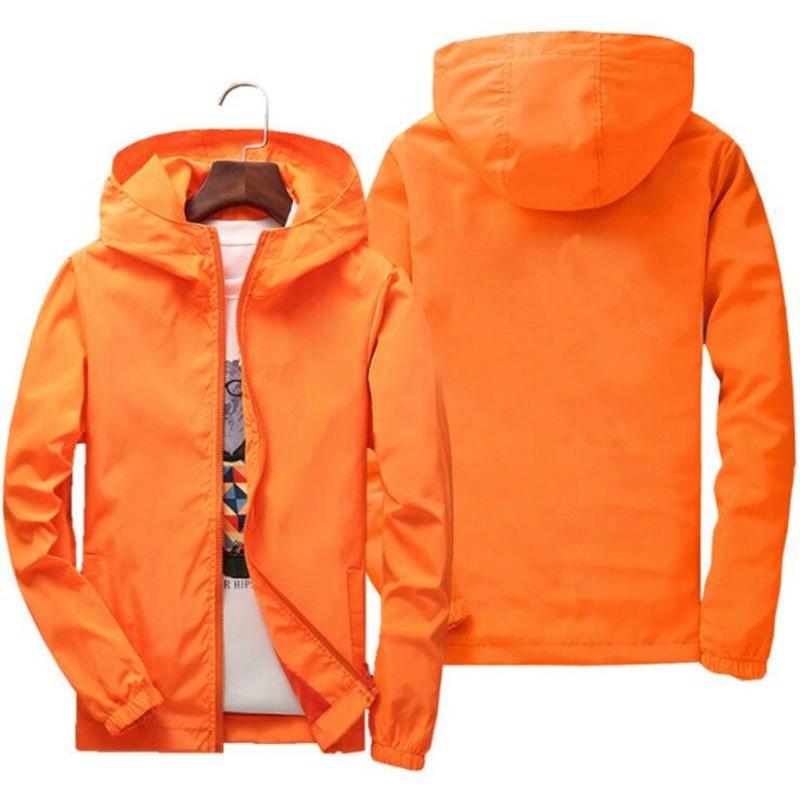New 2026 Men's Jacket Windbreaker Autumn/Winter Hooded Bomber Jacket Casual