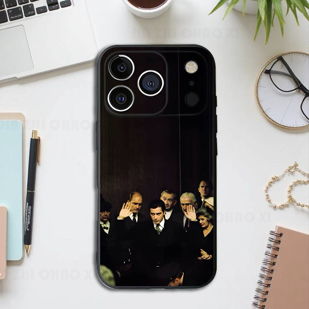 

TV P-Pacino G-Godfather Silicone Soft Phone Case For IPhone17 16 15 14 13 12 11 Pro Max Plus X XR SE Cover iPhone14ProMax