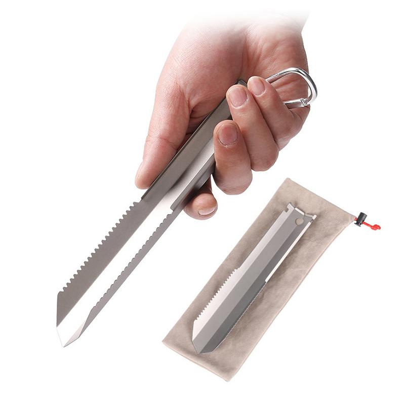 Titanium Multi-Tool Shovel Multifunctional Carry Bag Multipurpose Shovel Garden Hand Tool Lightweight Digging Shovel Survival