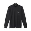 Champion CM4HW201 Cotton Blend High Neck Long Sleeve Size Round Hangs On Open Clothes Men's T-Shirt, Black, L, Body, Warm,