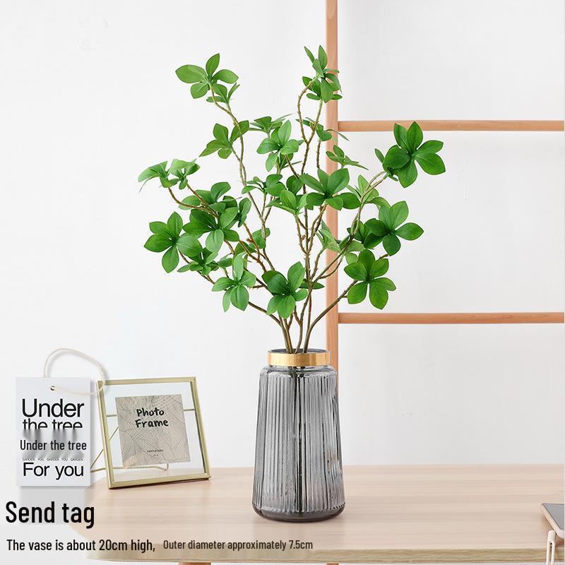 Nordic Green Japanese Bellflower & Andromeda Faux Branch for Home Decor