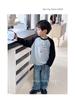 2025 Spring & Autumn Boys' Cargo Jeans: Trendy, Loose-Fit, Casual Long Pants for Kids