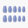 Reusable Nail Tips Blue Lemonade (Coffin)
