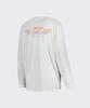 Leijibi [Set] Dry-Cooling Oversized Long Sleeve Rash Guard + Swimsuit Shorts Set W White 2