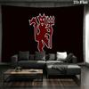 Man Utd Wall tapestry, aesthetic printed fabric blanket, suitable for bedroom, living room, and home decor.