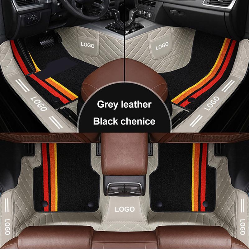 

Кожаный двухэтажный автомобильный напольный коврик для Subaru всех моделей Forester XV Crosstrek Impreza Tribeca Auto