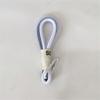 Mesh Fluorescent Keychains Mobile Phone Strap Bag Pendant Double Color Braided Rope Car Key Holder Accessories Gift