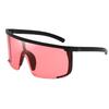 Non-polarized Fashion Integrated Design Large Frame Anti Blue Light Sunglasses Men Women Outdoor Sports Riding Wind Resistant Protection Eyeglasses