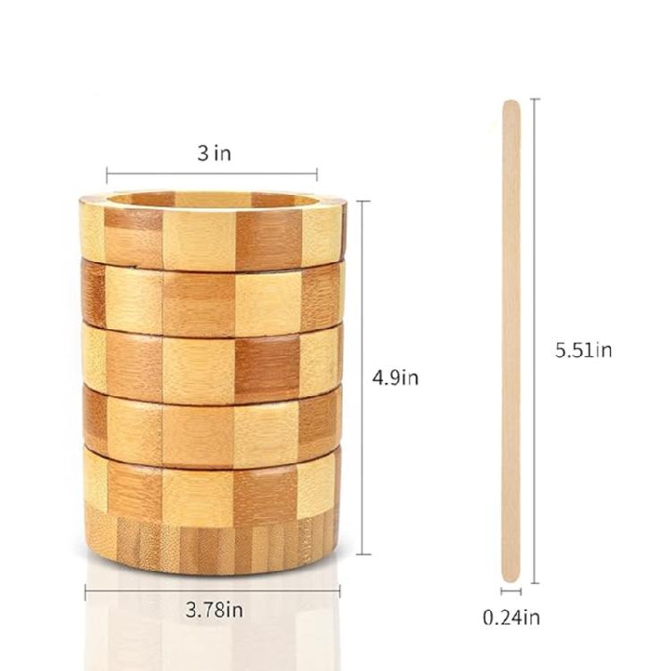 Traditional Design 101 Drink Stirrer Collection With Wooden Stand For Coffee Houses Home Lounges Restaurants