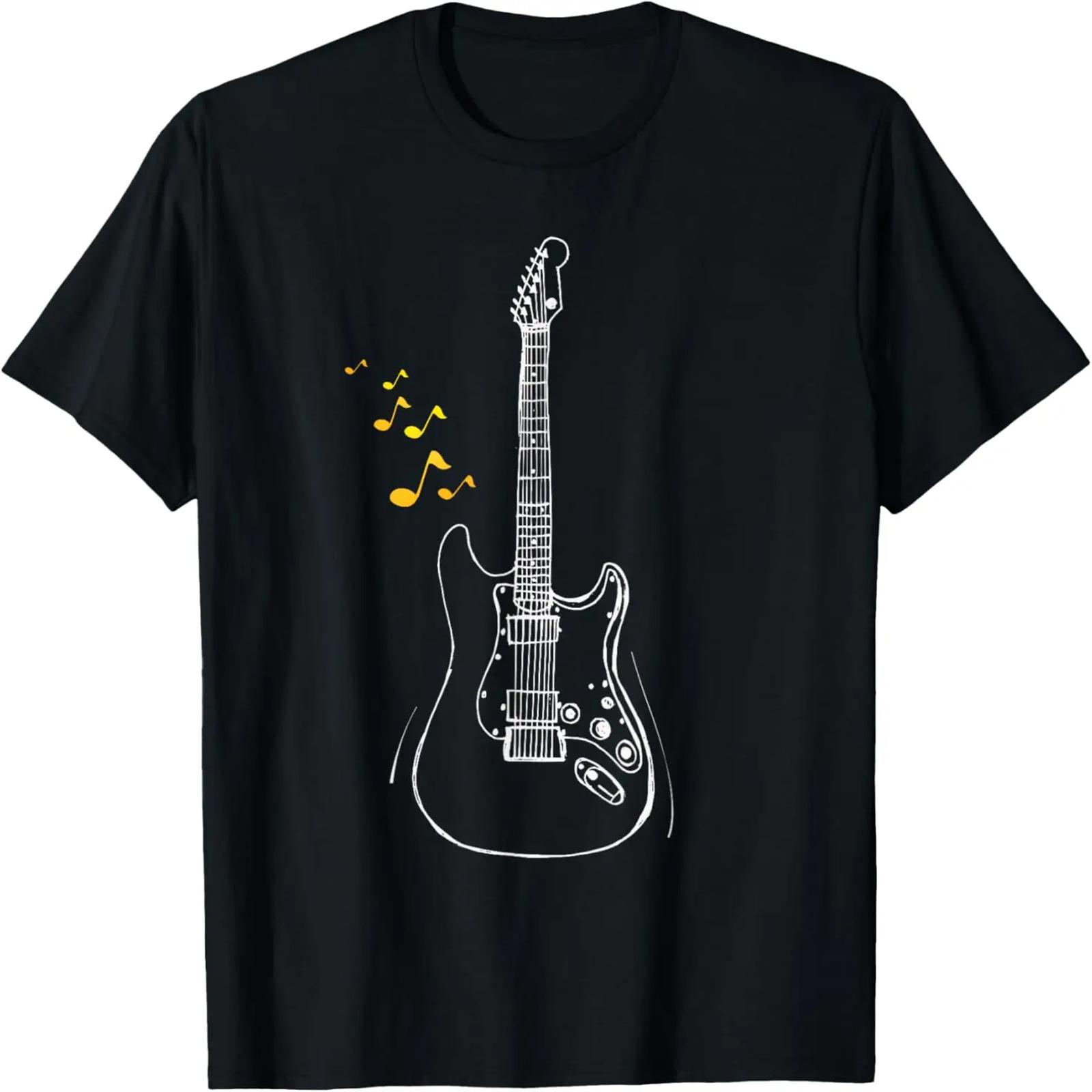 

Cut guitar notes, guitarist shirt,guitar musical Notes T-Shirt XXXXXL різнокольоровий