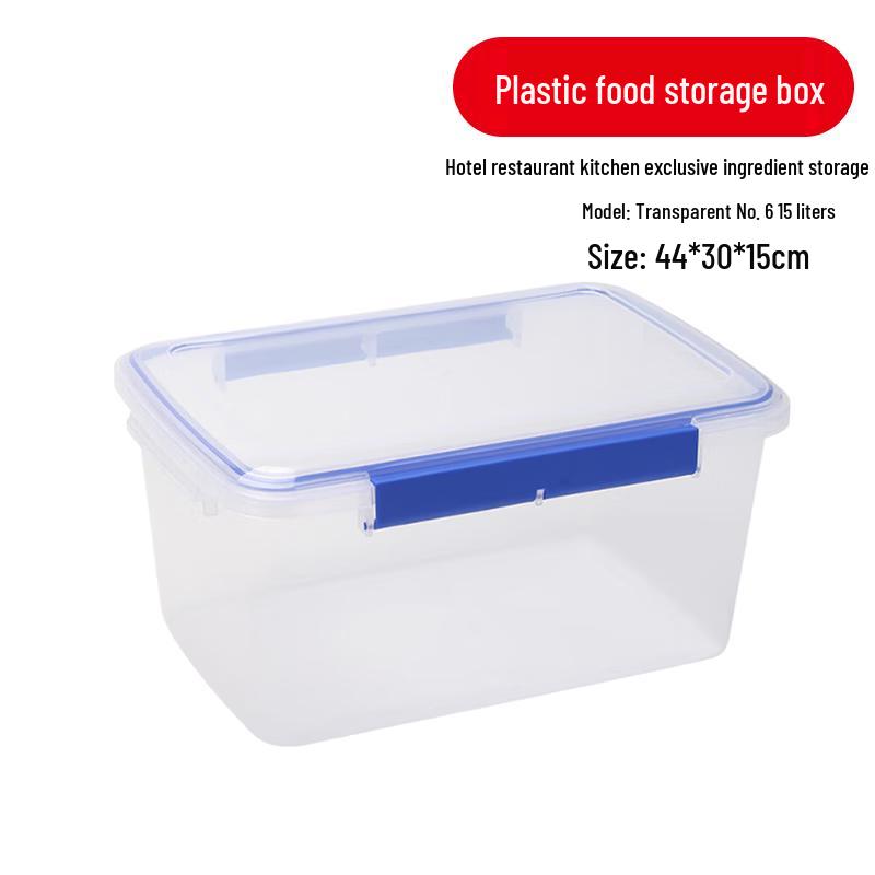 Commercial Clear Plastic Refrigerator Food Storage Containers