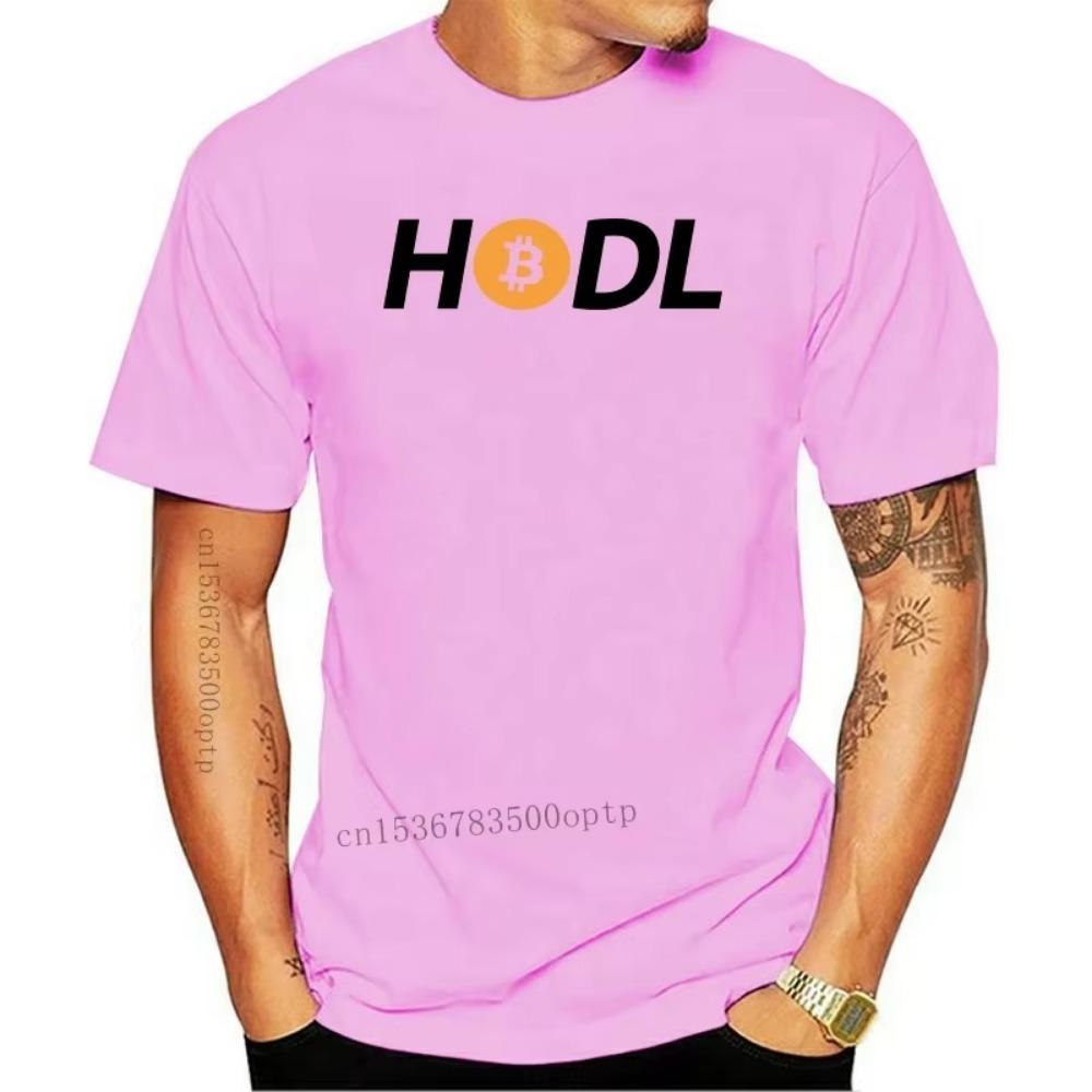 New Bitcoin Hodl T Shirt - Crypto Currency Satoshi Trading Tee Lambo Moon Btc Tshirt Funny Design Tee Shirt