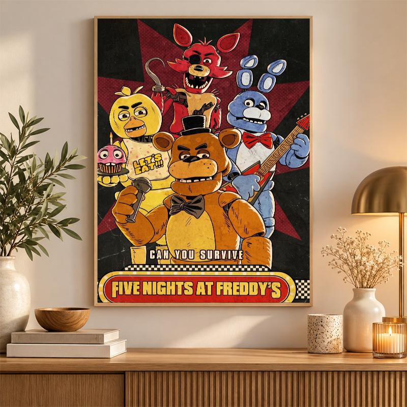 Five Nights at Freddy's _ FNAF Diamond Painting Kit 5D Full Drill DIY Diamond Mosaic Wall Art Home Decor