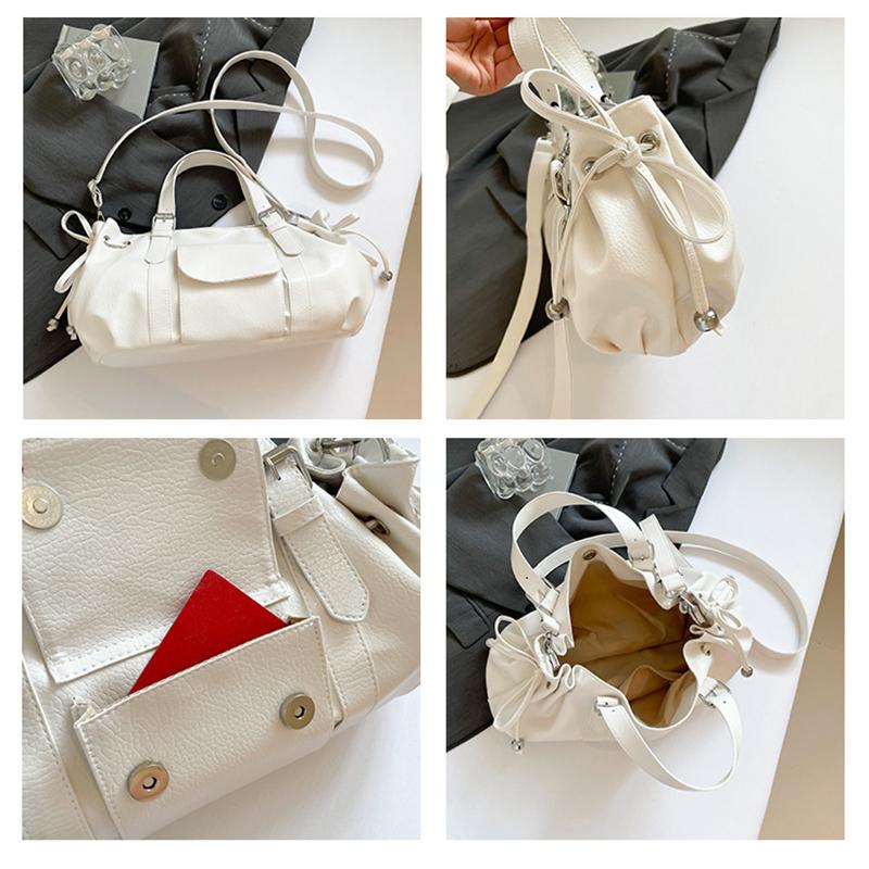 Design PU-Leder Kissen Handtaschen für Damen Neue Mode Einfacher Trend Damen Schulter Crossbody Tasche CLE