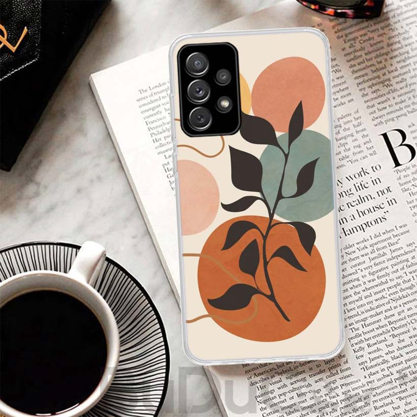 Abstract Women Face Line Cover For Samsung Galaxy A51 A50 A71 A70 Phone Case A21S A31 A41 A10 A20E A30 A40 A01 A11 A6 A7 A8 A9 C