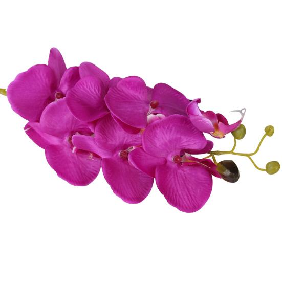 

1шт искусственный цветок свадьба бабочка орхидея DIY мебель вечеринка настольный декор темно-фиолетового