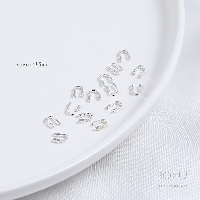 14K Gold Positionierverschluss Schließe Clip für DIY Perlenkette - Farbbeständige Perlenendkappe