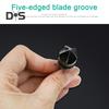 3Pcs Five Edge Chamfering Cutter Chamfering Tool Stainless Steel Single Edge 90 Degree Reaming Drill Taper Screw Countersunk Hole Cutter Deburring