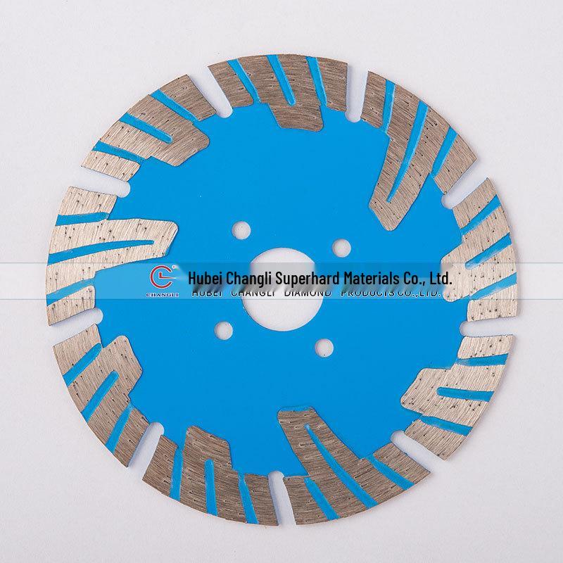 114-Tooth Diamond Saw Blade for Dry Cutting Stone and Marble